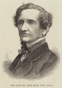 O falecido Dr. John Muir, LLD, DCL de English School